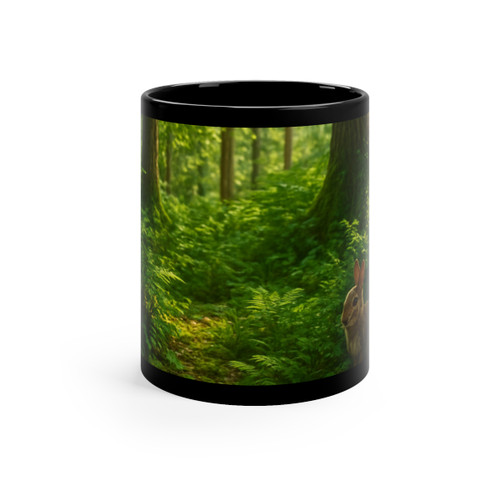 Ecosystem Harmony - Black Coffee Mug, 11oz