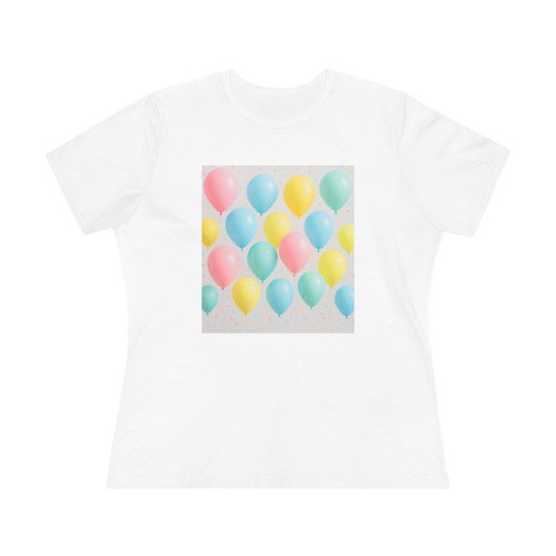 Whimsical Balloon Bash - Women's Cotton Tee Whimsical Balloon Bash - Women's Cotton Tee