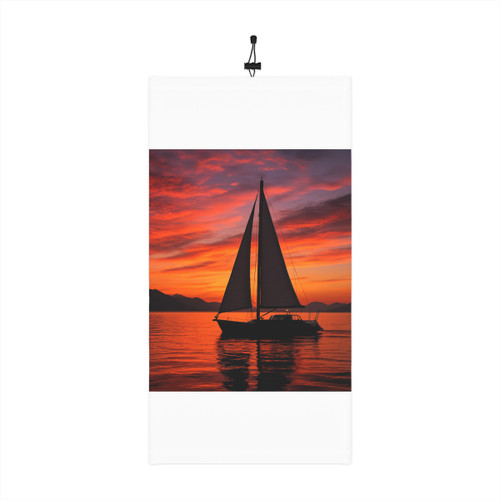 Sailing into Sunset - Winter Neck Gaiter With Drawstring
