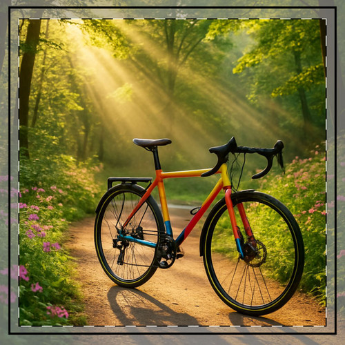 Pedal Through Paradise - Throw Pillow