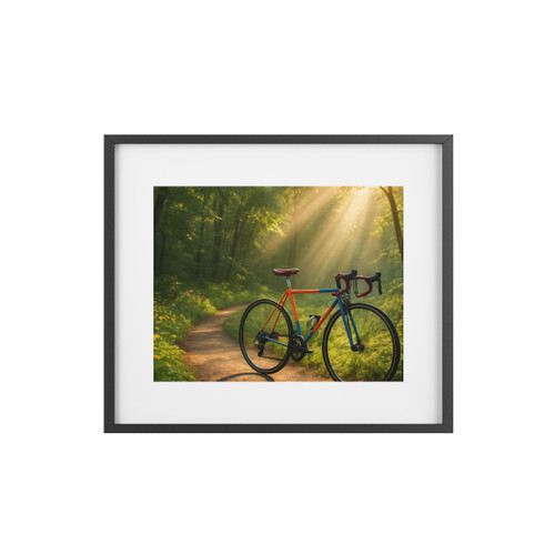 Pedal Through Paradise - Framed Posters, Matte