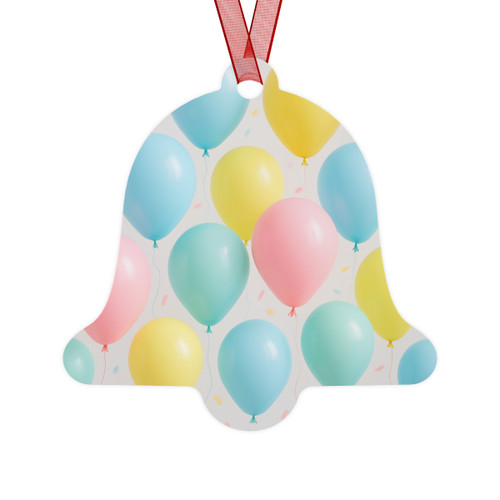 Whimsical Balloon Bash - Metal Ornaments