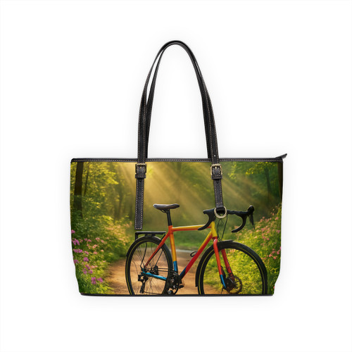 Pedal Through Paradise - PU Leather Shoulder Bag Pedal Through Paradise - PU Leather Shoulder Bag