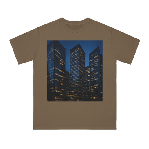 Glass Towers at Twilight - Organic Unisex Classic T-Shirt