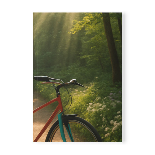 Pedal Through Paradise - Softcover Notebook, A5