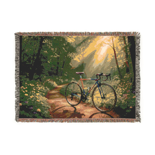 Pedal Through Paradise - Woven Blanket Pedal Through Paradise - Woven Blanket