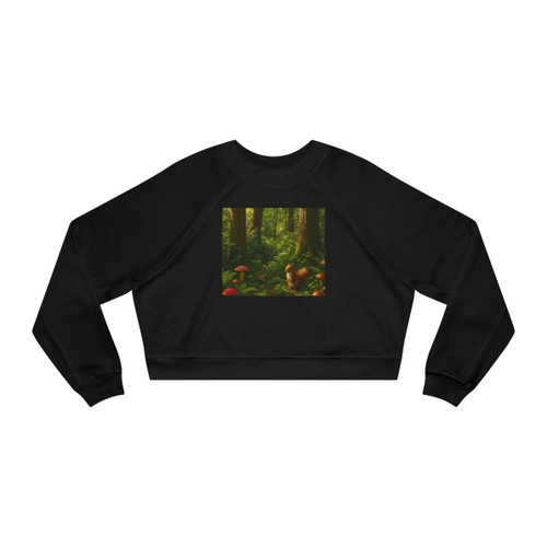Ecosystem Harmony - Women's Cropped Fleece Pullover Ecosystem Harmony - Women's Cropped Fleece Pullover