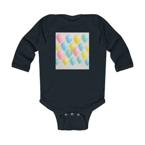 Whimsical Balloon Bash - Infant Long Sleeve Bodysuit Whimsical Balloon Bash - Infant Long Sleeve Bodysuit