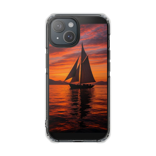 Sailing into Sunset - Magnetic Clear Impact Cases
