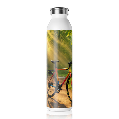 Pedal Through Paradise - Slim Water Bottle