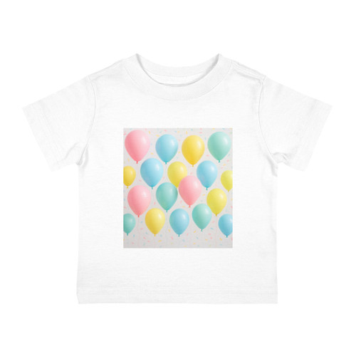 Whimsical Balloon Bash - Infant Cotton Jersey Tee Whimsical Balloon Bash - Infant Cotton Jersey Tee