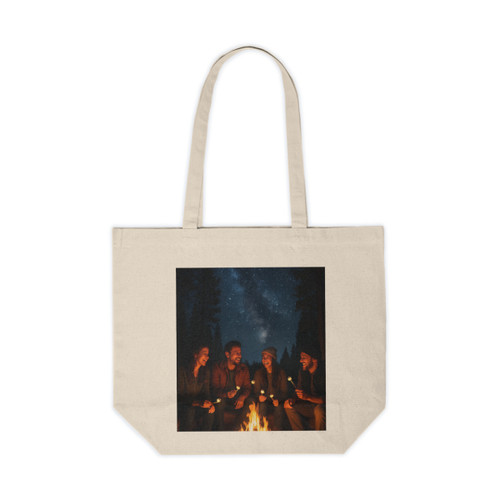 Whimsical Campfire Nights - Canvas Shopping Tote Whimsical Campfire Nights - Canvas Shopping Tote