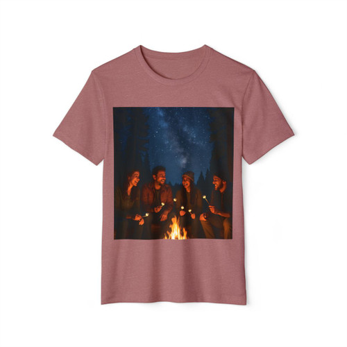 Whimsical Campfire Nights - Unisex Recycled Organic T-Shirt Whimsical Campfire Nights - Unisex Recycled Organic T-Shirt