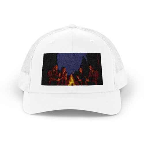 Whimsical Campfire Nights - Snapback Trucker Cap Whimsical Campfire Nights - Snapback Trucker Cap