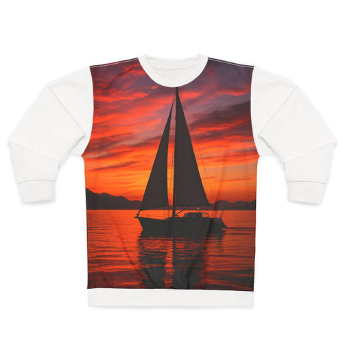 Sailing into Sunset - Unisex Sweatshirt (AOP) Sailing into Sunset - Unisex Sweatshirt (AOP)
