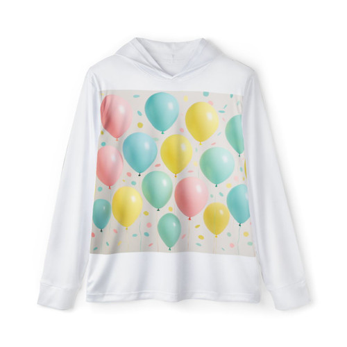 Whimsical Balloon Bash - Men's Sports Warmup Hoodie (AOP) Whimsical Balloon Bash - Men's Sports Warmup Hoodie (AOP)