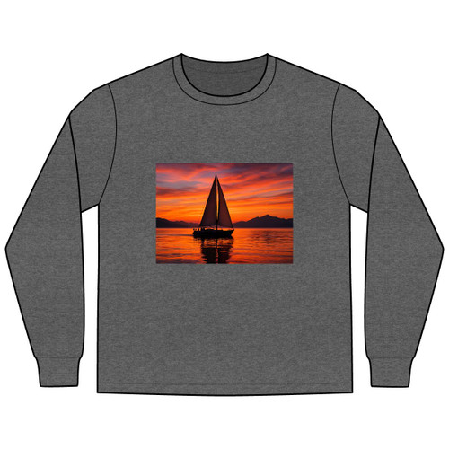 Sailing into Sunset - Men's Long Sleeve Tee Sailing into Sunset - Men's Long Sleeve Tee