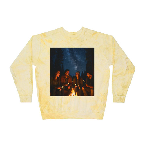 Whimsical Campfire Nights - Unisex Color Blast Crewneck Sweatshirt Whimsical Campfire Nights - Unisex Color Blast Crewneck Sweatshirt