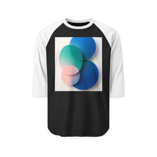 Ethereal Interplay - Unisex Three-Quarter Sleeve Raglan Shirt