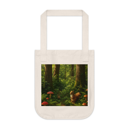 Ecosystem Harmony - Organic Canvas Tote Bag Ecosystem Harmony - Organic Canvas Tote Bag