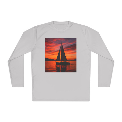 Sailing into Sunset - Unisex Lightweight Long Sleeve Tee