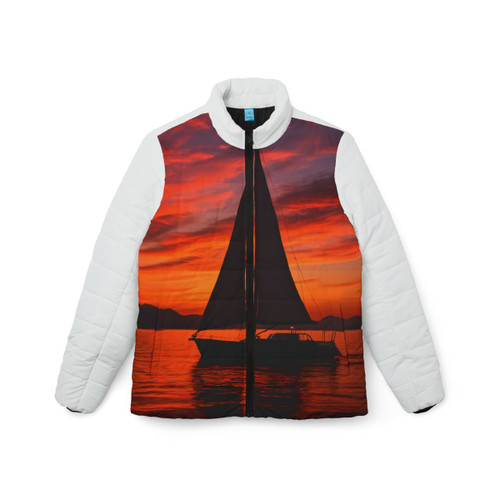 Sailing into Sunset - Women’s Puffer Jacket (AOP) Sailing into Sunset - Women’s Puffer Jacket (AOP)