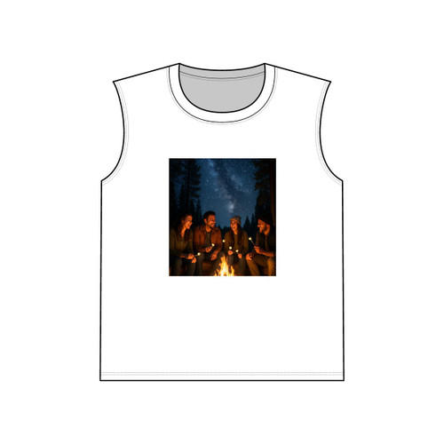 Whimsical Campfire Nights - Unisex Jersey Muscle Tank Whimsical Campfire Nights - Unisex Jersey Muscle Tank