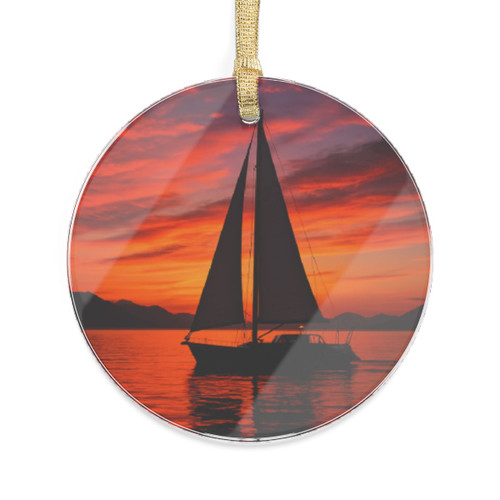 Sailing into Sunset - Acrylic Ornaments