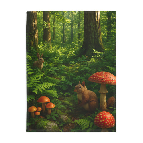 Ecosystem Harmony - Plush Fleece Blanket