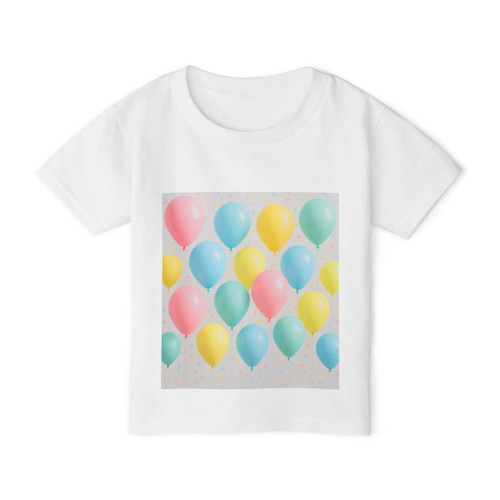Whimsical Balloon Bash - Heavy Cotton™ Toddler T-shirt Whimsical Balloon Bash - Heavy Cotton™ Toddler T-shirt
