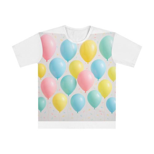 Whimsical Balloon Bash - Men's Loose T-shirt (AOP) Whimsical Balloon Bash - Men's Loose T-shirt (AOP)