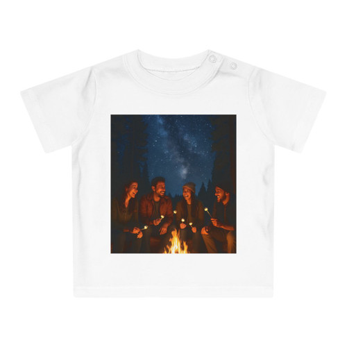 Whimsical Campfire Nights - Baby T-Shirt Whimsical Campfire Nights - Baby T-Shirt