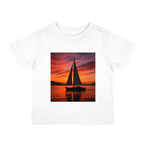 Sailing into Sunset - Infant Cotton Jersey Tee Sailing into Sunset - Infant Cotton Jersey Tee
