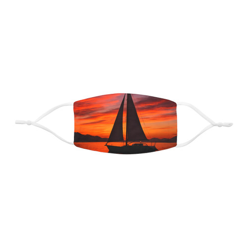 Sailing into Sunset - Snug-Fit Polyester Face Mask Sailing into Sunset - Snug-Fit Polyester Face Mask
