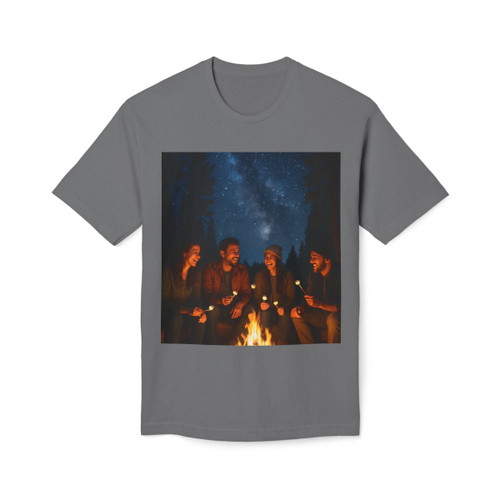 Whimsical Campfire Nights - Unisex Midweight T-shirt, Made in US