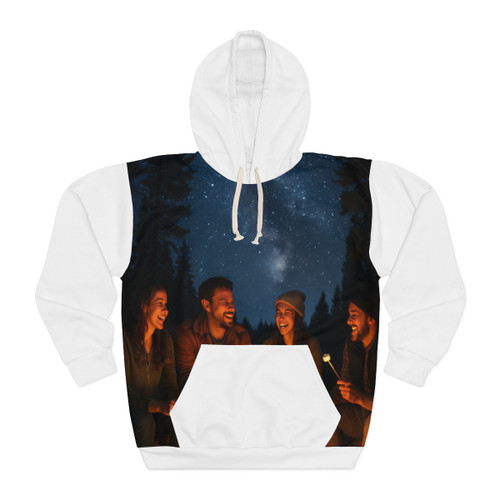 Whimsical Campfire Nights - Unisex Pullover Hoodie (AOP) Whimsical Campfire Nights - Unisex Pullover Hoodie (AOP)