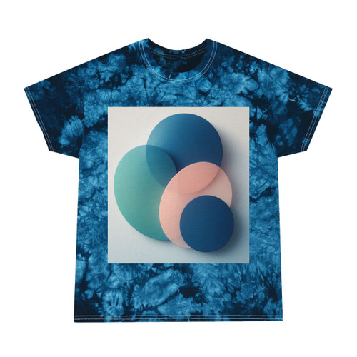 Ethereal Interplay - Tie-Dye Tee, Crystal