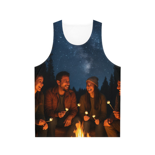 Whimsical Campfire Nights - Unisex Tank Top (AOP) Whimsical Campfire Nights - Unisex Tank Top (AOP)