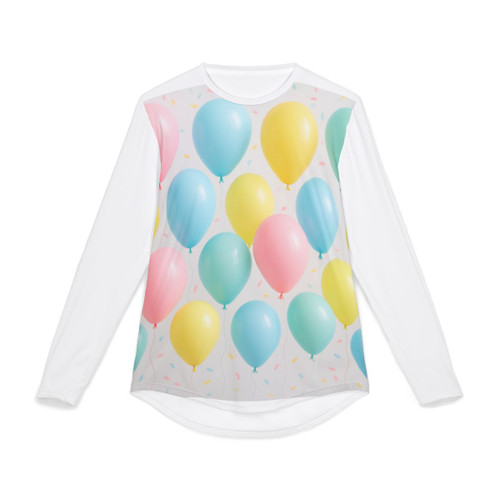 Whimsical Balloon Bash - Men's UV Protection Long Sleeve Shirt (AOP) Whimsical Balloon Bash - Men's UV Protection Long Sleeve Shirt (AOP)