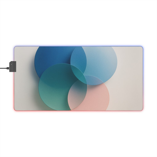 Ethereal Interplay - LED Gaming Mouse Pad