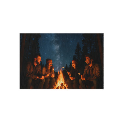 Whimsical Campfire Nights - Outdoor Rug