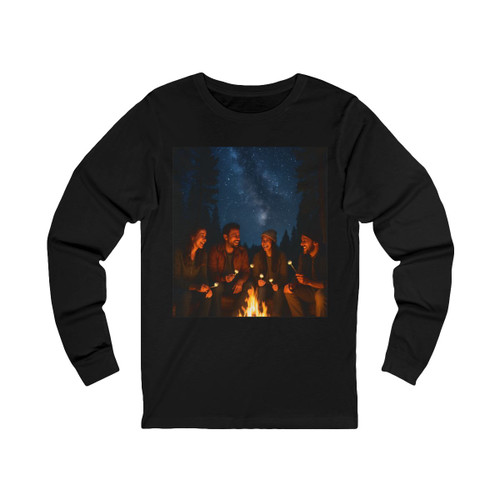 Whimsical Campfire Nights - Unisex Jersey Long Sleeve Tee Whimsical Campfire Nights - Unisex Jersey Long Sleeve Tee