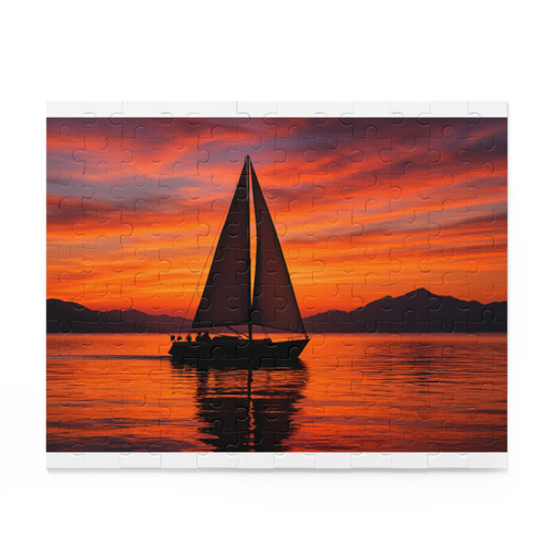 Sailing into Sunset - Puzzle (120, 252, 500-Piece)