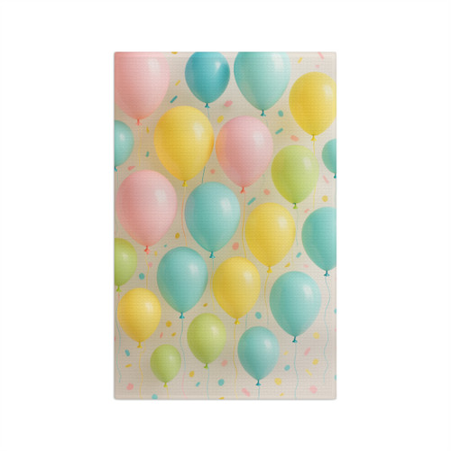 Whimsical Balloon Bash - Microfiber Tea Towel
