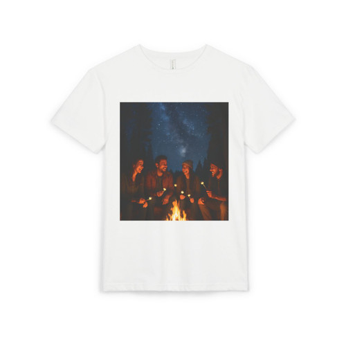 Whimsical Campfire Nights - Unisex Sueded T-Shirt Whimsical Campfire Nights - Unisex Sueded T-Shirt