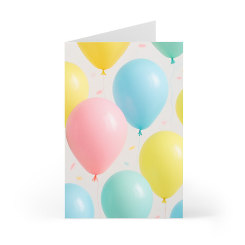 Whimsical Balloon Bash - Greeting Cards (7 pcs)