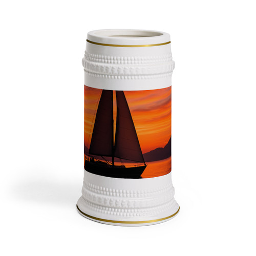 Sailing into Sunset - Stein Mug