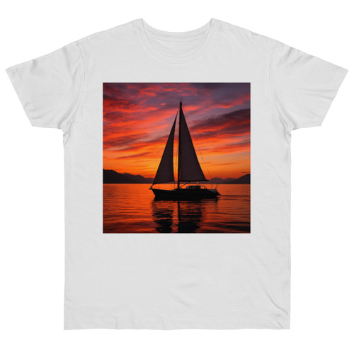 Sailing into Sunset - Single Jersey T-shirt Sailing into Sunset - Single Jersey T-shirt