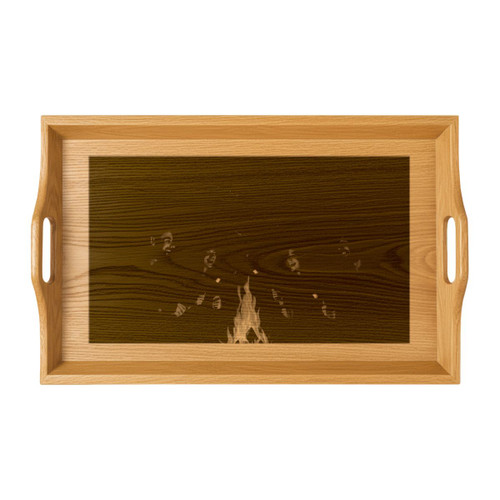 Whimsical Campfire Nights - Bamboo Serving Tray (Engraving)