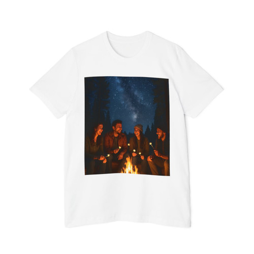 Whimsical Campfire Nights - USA-Made Unisex Short-Sleeve Jersey T-Shirt Whimsical Campfire Nights - USA-Made Unisex Short-Sleeve Jersey T-Shirt